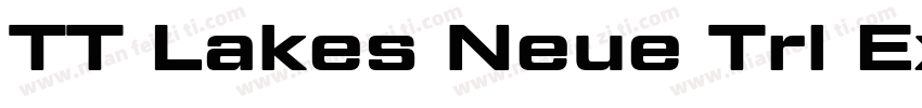 TT Lakes Neue Trl Exp Bd字体转换